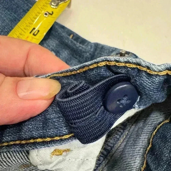 Cat & Jack jeans + Tommy Hilfiger beige moc turtle neck L/S shirt size 2T - Picture 12 of 15